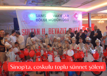 Sinop’ta, coşkulu toplu sünnet şöleni!
