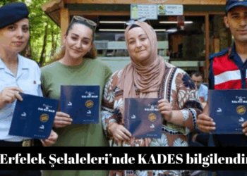 Sinop’ta, Jandarma’dan Erfelek Şelaleleri’nde KADES bilgilendirmesi!
