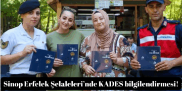 Sinop’ta, Jandarma’dan Erfelek Şelaleleri’nde KADES bilgilendirmesi!