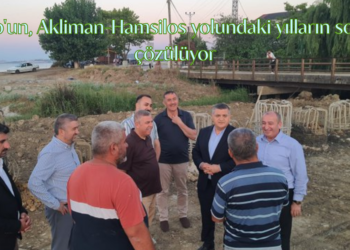 Sinop’un, Akliman-Hamsilos yolundaki yılların sorunu çözülüyor!