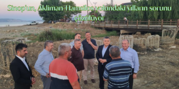 Sinop’un, Akliman-Hamsilos yolundaki yılların sorunu çözülüyor!