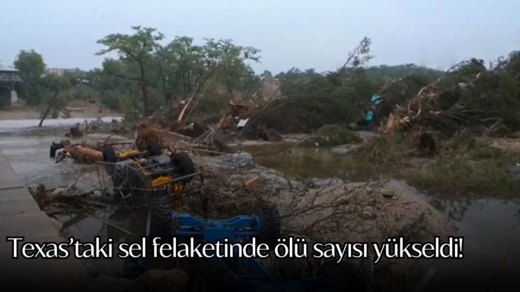 ABD'nin Texas eyaletinde etkili olan yoğun yağışların neden olduğu sel felaketinde hayatını kaybedenlerin sayısı 50’ye ulaştı.