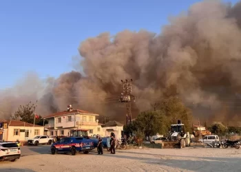 Çanakkale’deki orman yangınında ikinci gün! Havadan ve karadan müdahale sürüyor