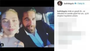 Kadir Dogulu Neslihan Atagule romantik dogum gunu mesaji habermeydan