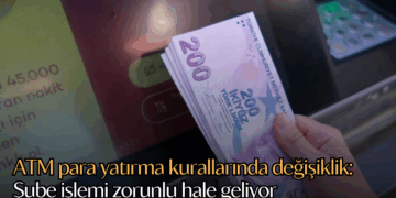 ATM para yatırma kurallarında değişiklik: Şube işlemi zorunlu hale geliyor