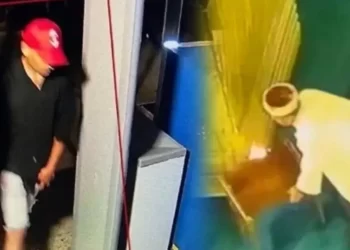 Ayasofya Camii’nde yangın çıkarmaya kalkışan şüphelinin görüntüleri ortaya çıktı!