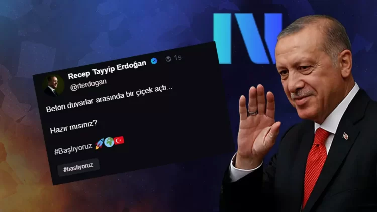 Cumhurbaşkanı Erdoğan NSosyal’de ilk paylaşımını gerçekleştirdi.