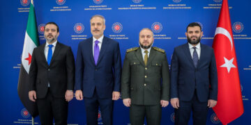 Bakan Fidan Suriyeli bakanlar ile bir araya geldi