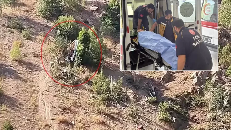 İşçileri taşıyan minibüs uçuruma devrildi.