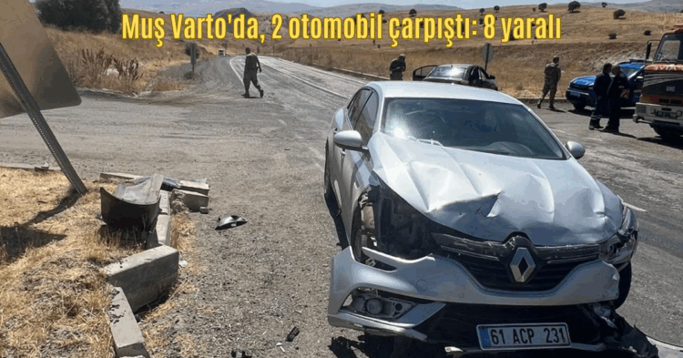 mus vartoda 2 otomobil carpisti 8 yarali habermeydan