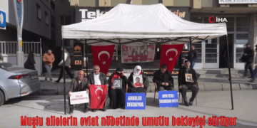 Muşlu ailelerin evlat nöbetinde umutlu bekleyişi sürüyor!