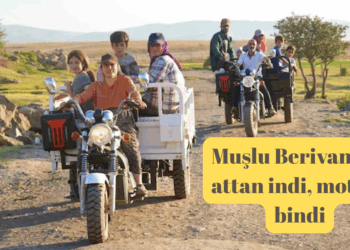 Muşlu Berivanlar, attan indi, motora bindi!