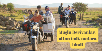 Muşlu Berivanlar, attan indi, motora bindi!
