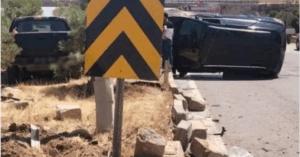 musta trafik kazasi 5 yarali1 habermeydan