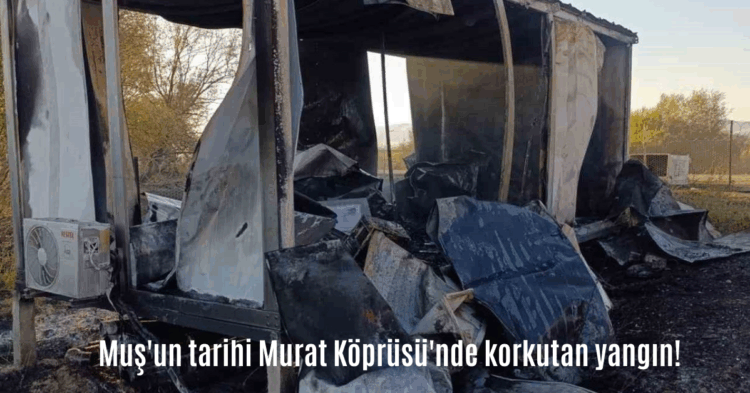musun tarihi murat koprusunde korkutan yangin habermeydan