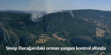 Sinop Durağan’daki orman yangını kontrol altına alındı!