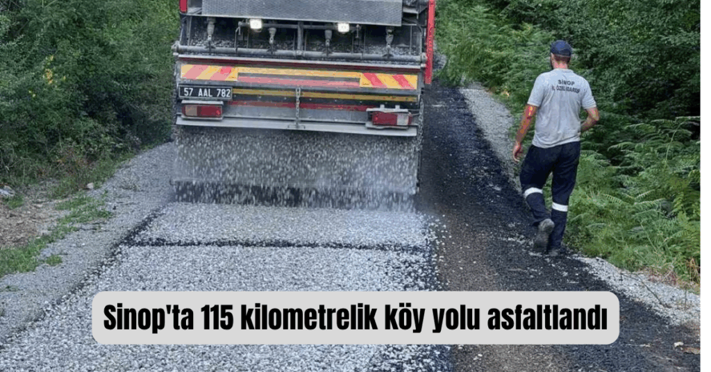 sinopta 115 kilometrelik koy yolu asfaltlanip hizmete sunuldu habermeydan