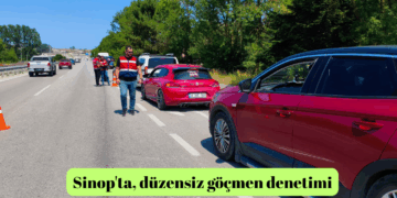 Sinop’ta, düzensiz göçmen denetimi!