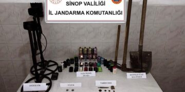 Sinop’ta, Jandarma’dan tarihi eser operasyonu!