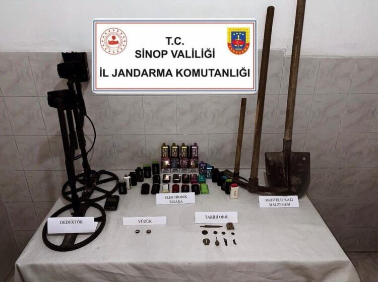 sinopta jandarmadan tarihi eser operasyonu habermeydan