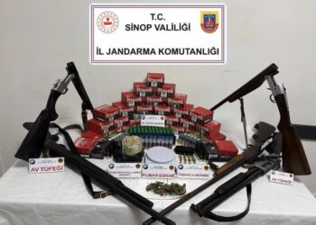 Sinop’ta, Jandarma’dan uyuşturucu ve silah operasyonu!