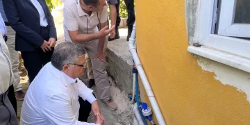 Sinop’un köylerinde su sayacı uygulaması devam ediyor!