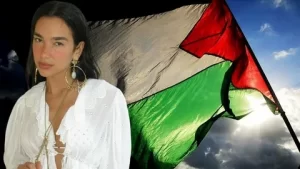 Dunyaca unlu yildiz Dua Lipadan Filistin adimi1 habermeydan