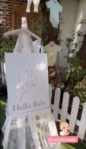 Irem Helvacioglu baby shower partisinden kareler1 habermeydan
