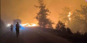 Alanya’da orman yangını: Evler boşaltıldı, bölgede elektrikler kesildi