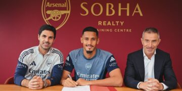 Arsenal, William Saliba ile uzattı!