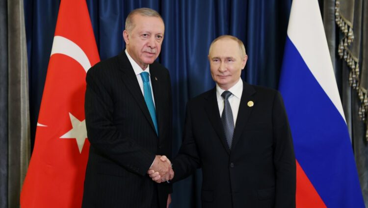 Cumhurbaşkanı Erdoğan, Rusya Devlet Başkanı Putin ile görüştü