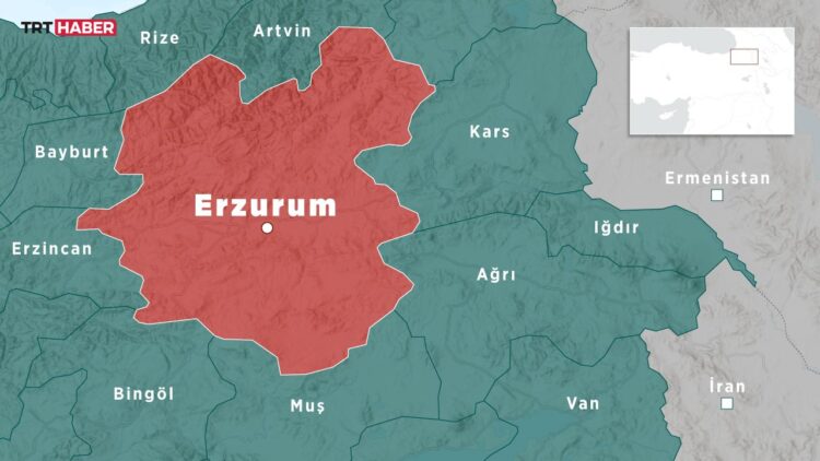 Erzurum'da 4,4 büyüklüğünde deprem meydana geldi.