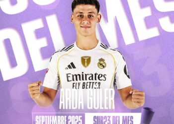 LaLiga’da, Eylül ayının en iyi 23 yaş altı oyuncusu Arda Güler!