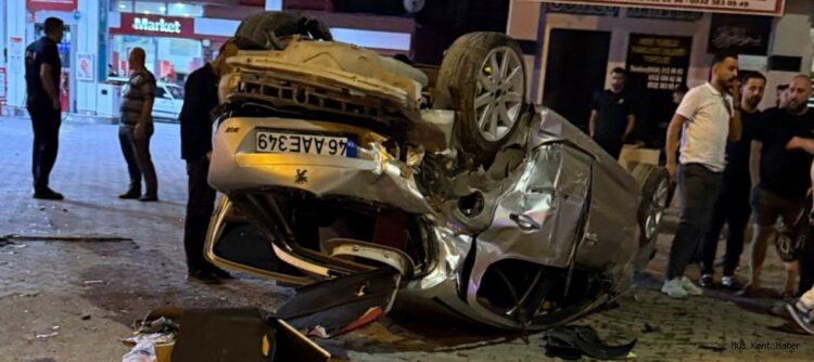 mus bitlis yolundaki kazada otomobil takla atti habermeydan