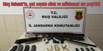 Muş Bulanık’ta, çok sayıda silah ve mühimmat ele geçirildi!