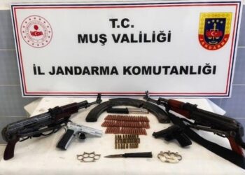 Muş Bulanık’ta, çok sayıda silah ve mühimmat ele geçirildi!