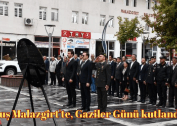 Muş Malazgirt’te, 19 Eylül Gaziler Günü törenle kutlandı!