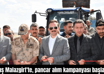 Muş Malazgirt’te, pancar alım kampanyası başladı!