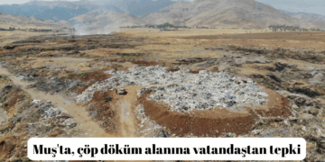 Muş’ta, çöp döküm alanına vatandaştan tepki!