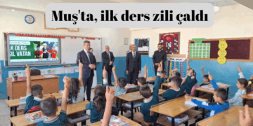 Muş’ta, ilk ders zili çaldı!