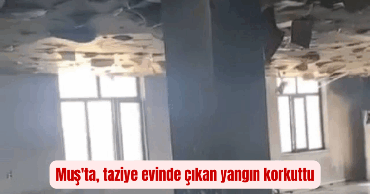 musta taziye evinde cikan yangin korkuttu habermeydan