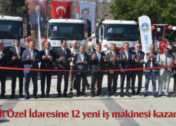 Sinop İl Özel İdaresine 12 yeni iş makinesi kazandırıldı!