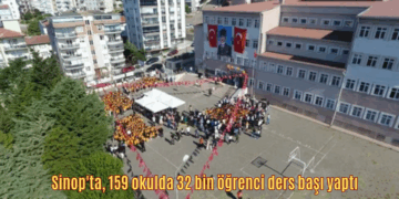Sinop’ta, 159 okulda 32 bin öğrenci ders başı yaptı!