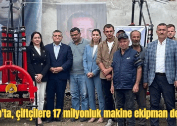 Sinop'ta, çiftçilere 17 milyonluk makine ekipman desteği! Sinop’ta, çiftçilere 17 milyonluk makine ekipman desteği!