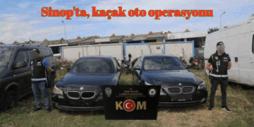Sinop’ta, kaçak oto operasyonu: 1 kişi yakalandı