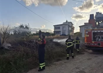 Sinop’ta, otluk alanda çıkan yangın korkuttu!