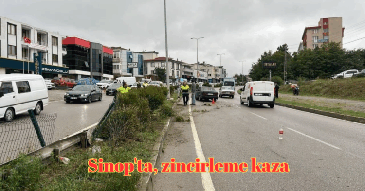 sinopta zincirleme kaza 1 yarali habermeydan