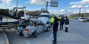 Arızalı ışıklar zincirleme kazaya sebep oldu