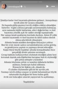 Cemre Bayselden Blok3 ask iddialarina cevap1 habermeydan