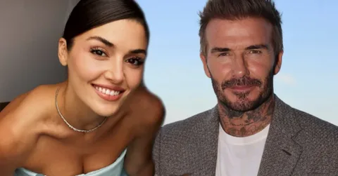 Hande Erçel ile David Beckham aynı reklam filminde Hande Ercel David Beckham ayni reklam filminde habermeydan